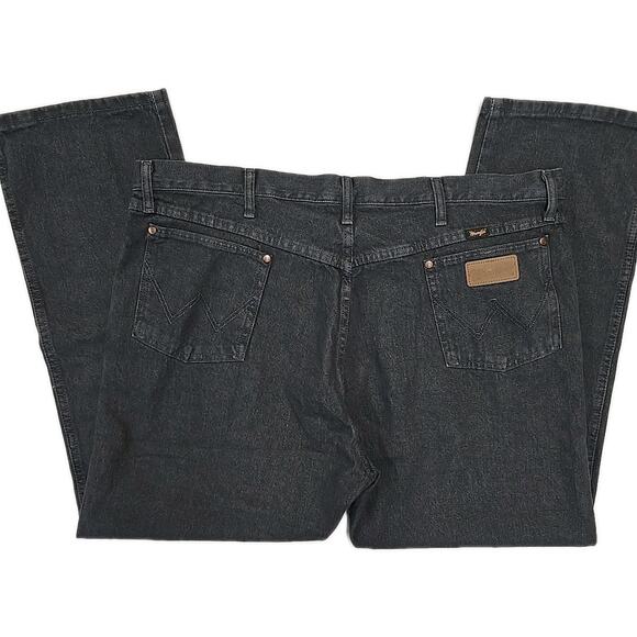 Wrangler Mens Charcoal Cowboy Cut Original Fit Jeans Sz 42x30 Western 13MWZ - Picture 2 of 8